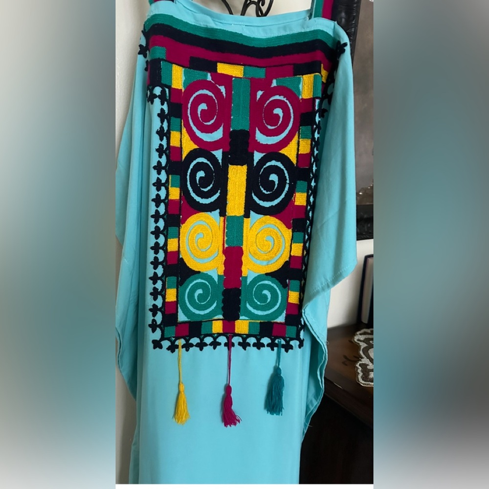 Egyptian cotton off shoulder Caftan